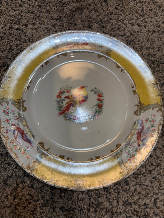 Andrea by Sadek Kingscote Other - Andrea by Sadek Kingscote Chelsea Bird Octagonal Plate